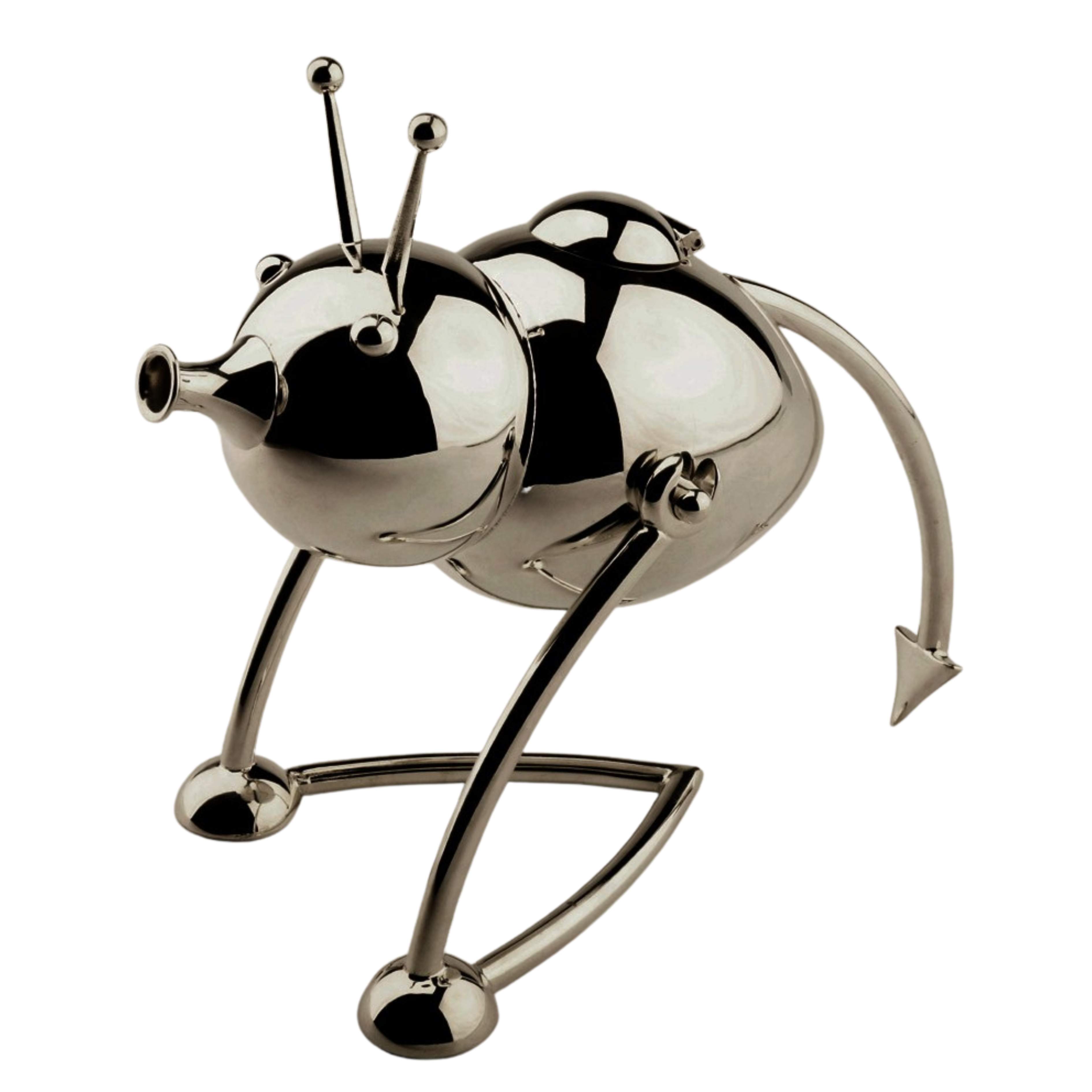 Silver plated “Bee” teapot